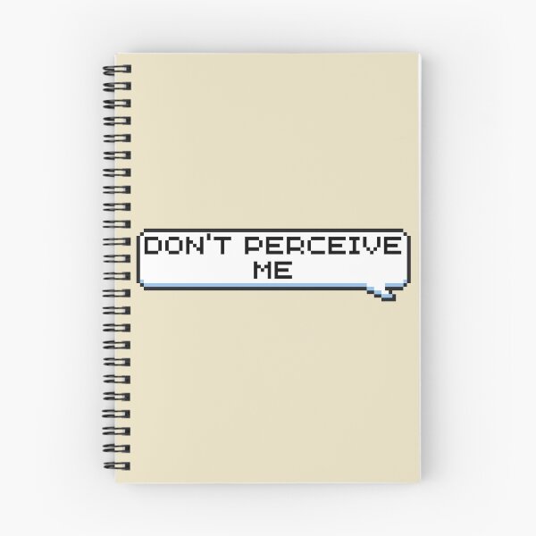 Item preview, Don't Perceive Me Sticker designed and sold by Potato Quality Prints.