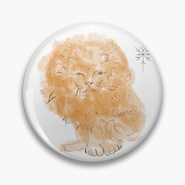 Item preview, Lion and Snowfall with Color by ElitebyElise designed and sold by ElitebyElise.