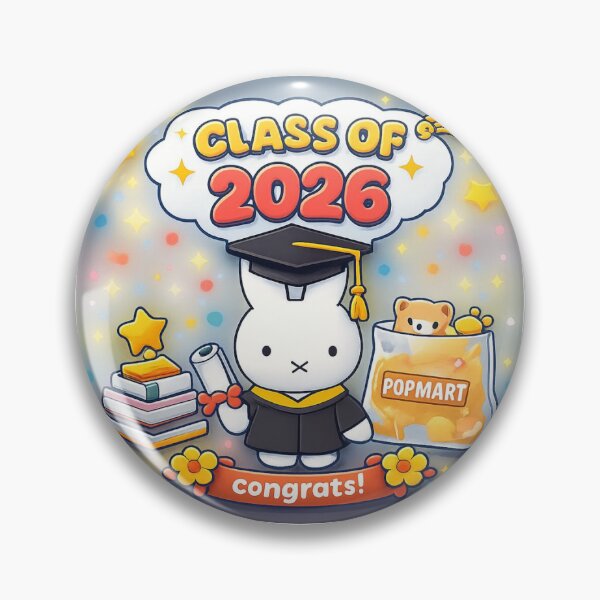 Item preview, Class of 2026 Miffy Congrats Popmart designed and sold by OpenSupply.