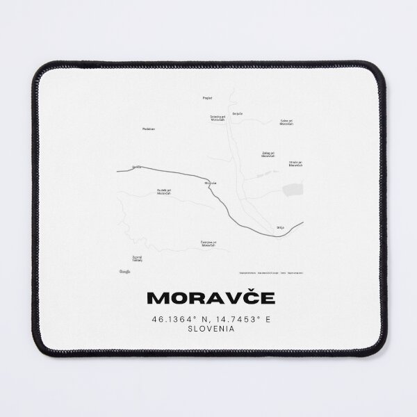 Item preview, Moravče Slovenia Map Print | Coordinates Minimalist City Wall Art designed and sold by RM-Journey.