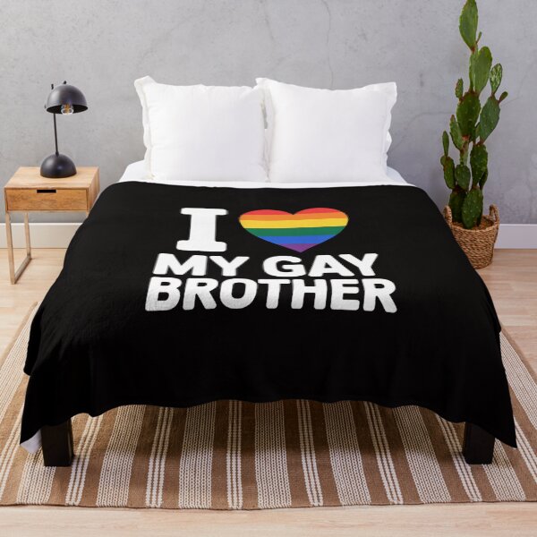 Item preview, I Love My Gay Brother, I Heart My Gay Brother designed and sold by HudsonErik.