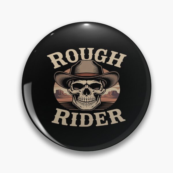 Item preview, Rough Rider Western Golf Skull designed and sold by genkihikki.