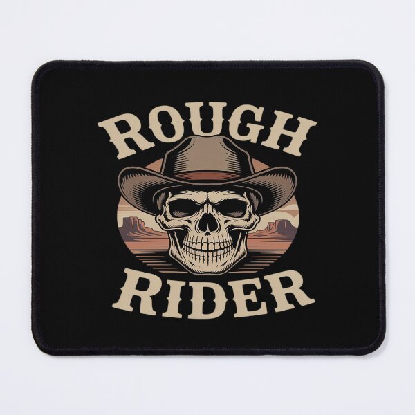 Item preview, Rough Rider Western Golf Skull designed and sold by genkihikki.