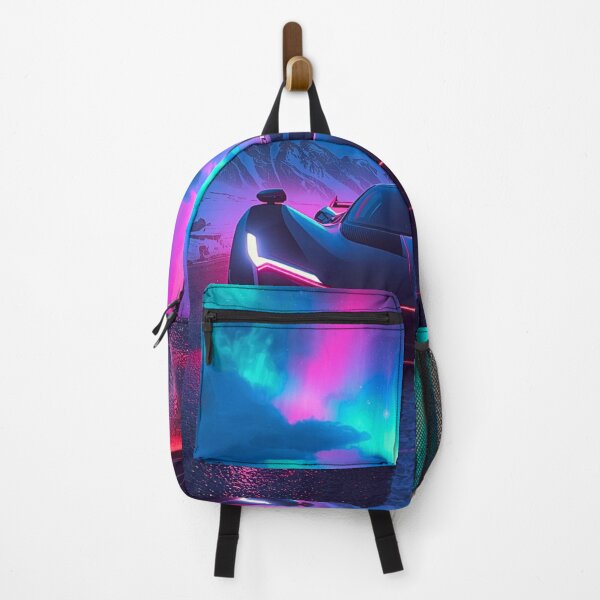 Item preview, Neon Supercar Under Northern Lights designed and sold by FRADEX STORE.
