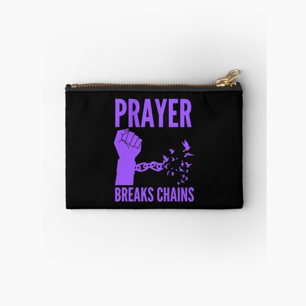 Item preview, Prayer Breaks Chains - Powerful Christian Faith - Purple Design designed and sold by MoriaStore.