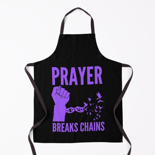 Item preview, Prayer Breaks Chains - Powerful Christian Faith - Purple Design designed and sold by MoriaStore.