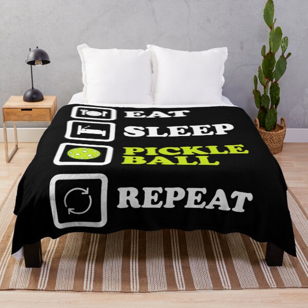 Item preview, Eat Sleep Pickleball Repeat Checklist designed and sold by slimwrleg82.