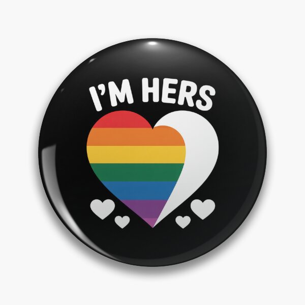 Artikelvorschau, Regenbogen LGBT Herz Ich gehöre ihr für Paare Schwul, Lesbisch entworfen und verkauft von LindseyKris.