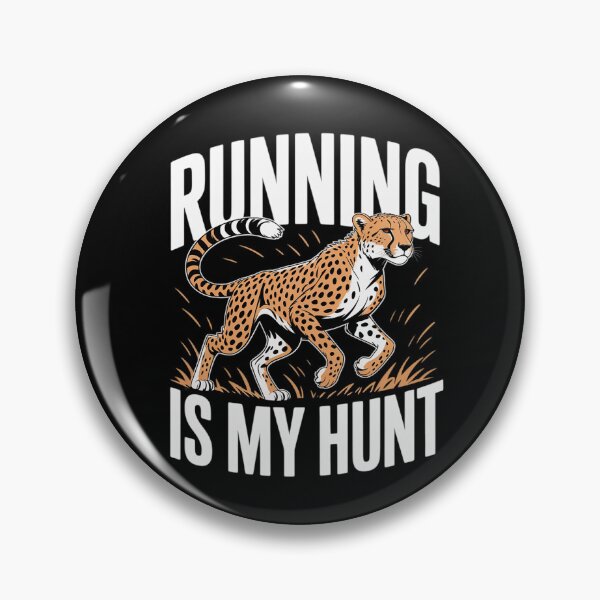 Item preview, Running is My Hunt Cheetah Runner Marathon Pace designed and sold by genkihikki.