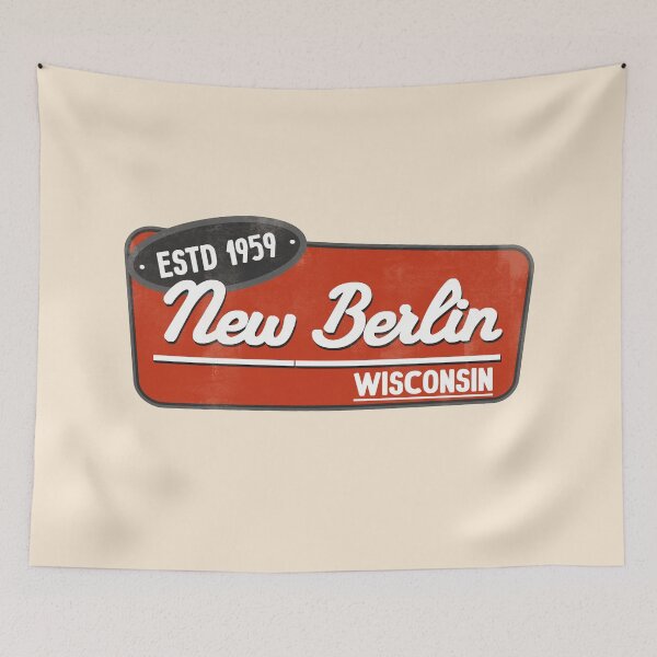 Item preview, New Berlin Wisconsin Classic Route Sign designed and sold by By Jonh.
