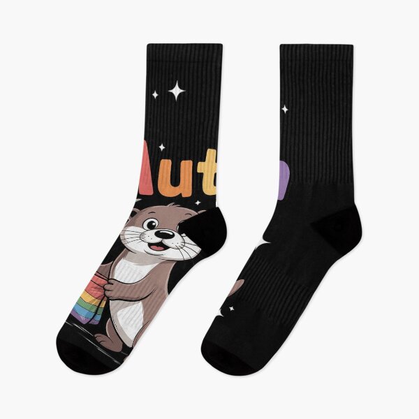 Item preview, Running On Autism Routines and Snacks Cute Otter Autistic designed and sold by genkihikki.