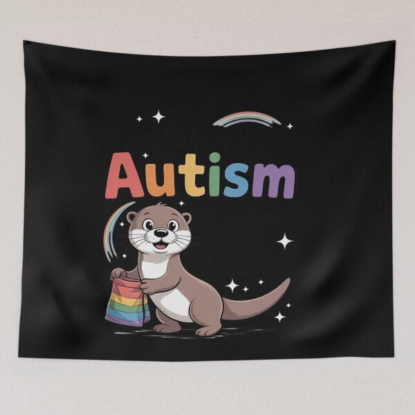 Item preview, Running On Autism Routines and Snacks Cute Otter Autistic designed and sold by genkihikki.