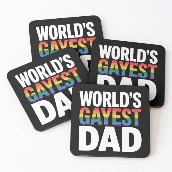 Item preview, Mens Worlds Gayest Dad Cute Gay Pride LGBT Fathers Day designed and sold by LindseyKris.