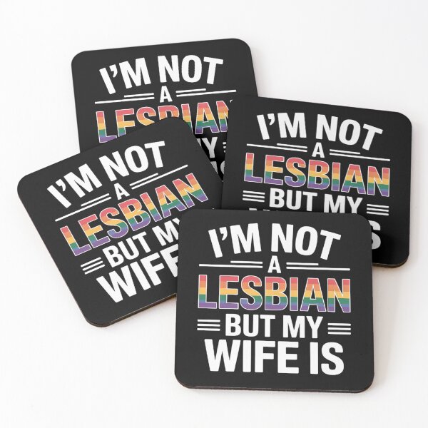 Item preview, I'm Not A Lesbian But My Wife Is LGBT Wedding designed and sold by LindseyKris.