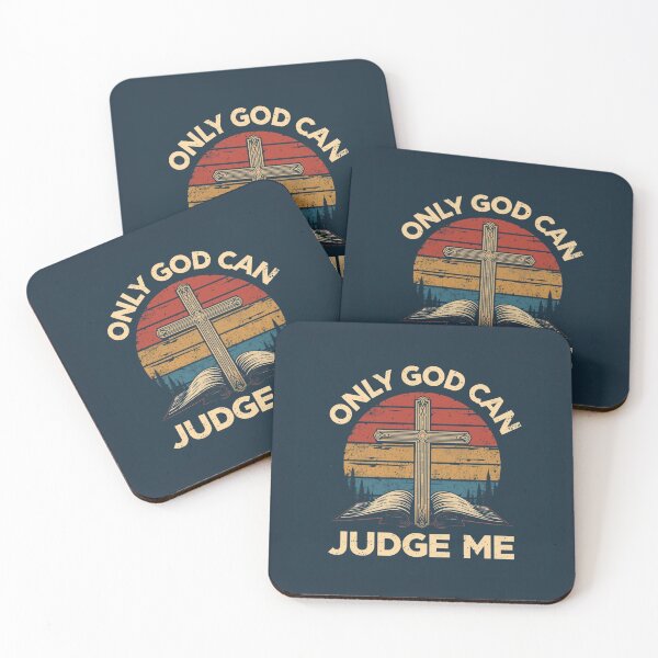 Item preview, Only God Can Judge Me (retro style) designed and sold by RWHF-Brand.