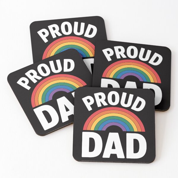 Item preview, LGBTQ Proud Dad Gay Pride LGBT Ally Rainbow Father's Day designed and sold by HudsonErik.