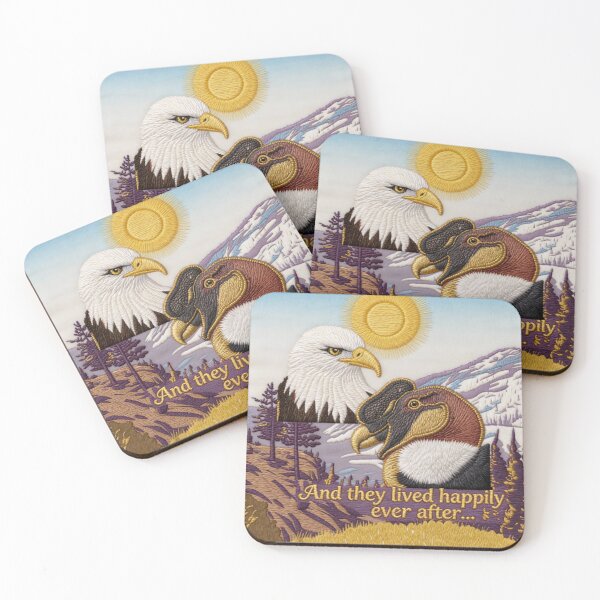 Item preview, The Eagle and the Condor in a Sunlit Mountain Landscape designed and sold by Ciervo Primavera.
