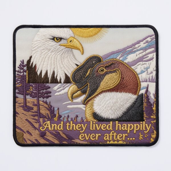 Item preview, The Eagle and the Condor in a Sunlit Mountain Landscape designed and sold by Ciervo Primavera.