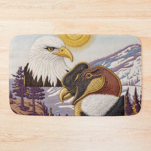Item preview, The Eagle and the Condor in a Sunlit Mountain Landscape designed and sold by Ciervo Primavera.