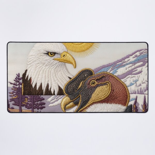 Item preview, The Eagle and the Condor in a Sunlit Mountain Landscape designed and sold by Ciervo Primavera.