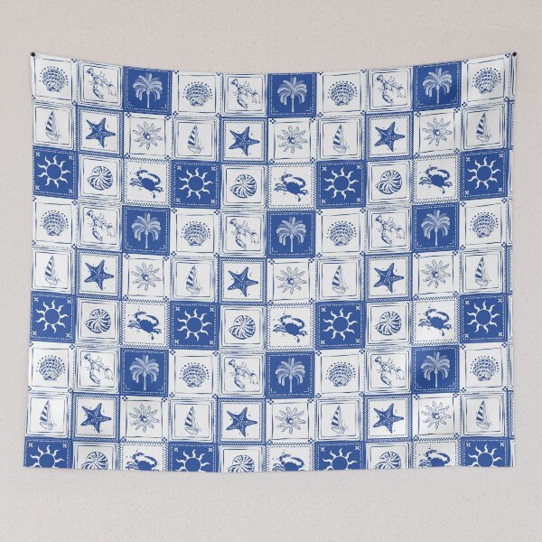 Item preview, Mediterranean Nautical Pattern, Coastal Summer, Italy, Greece, Portugal, Spain designed and sold by MerchSearchCO.
