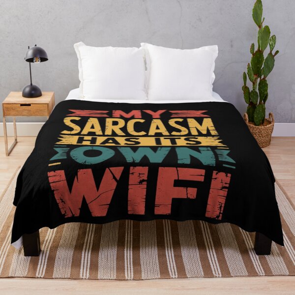 Item preview, Sarcasm Quote Clever WiFi Joke Geek Humor Style designed and sold by genkihikki.