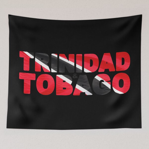 Item preview, TRINIDAD & TOBAGO - Flag Flying in Wind cut to Letters Souvenir Sticker Shirt designed and sold by Adam Gormley.