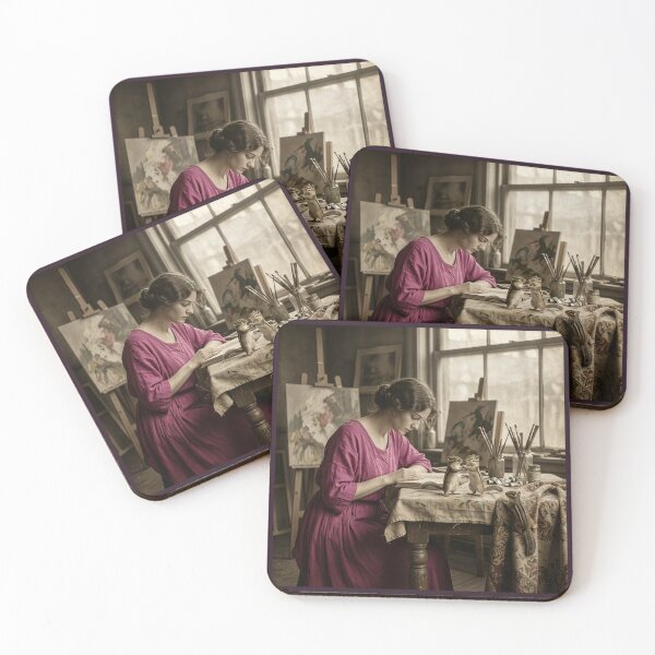 Item preview, Woman Reading While Chipmunks Dance designed and sold by Tridentulus.
