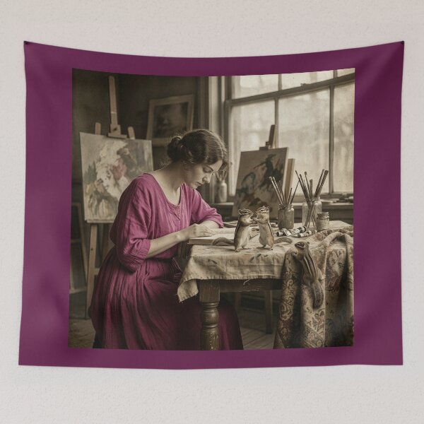 Item preview, Woman Reading While Chipmunks Dance designed and sold by Tridentulus.