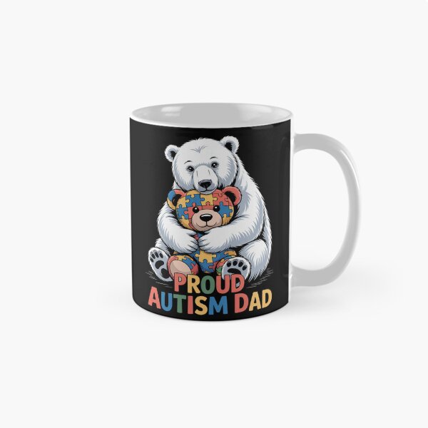 Item preview, Proud Autism Dad Bear Autism Awareness Autistic Son Daughter designed and sold by LindseyKris.