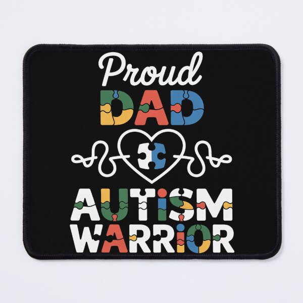 Item preview, Proud Autism Dad Autism Awareness Warrior Matching Family designed and sold by LindseyKris.