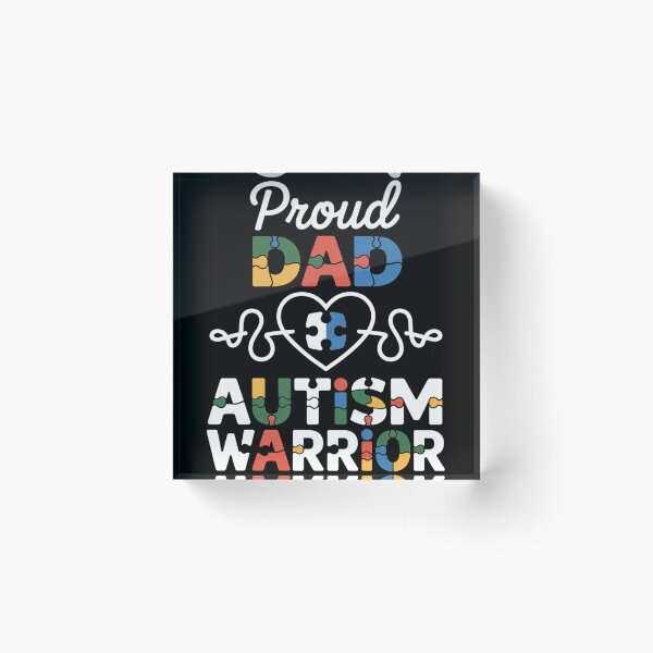 Item preview, Proud Autism Dad Autism Awareness Warrior Matching Family designed and sold by LindseyKris.