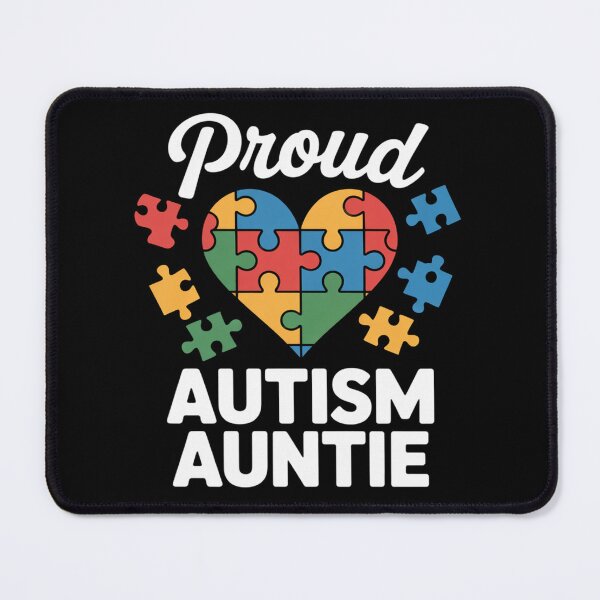Item preview, Proud Autism Auntie Autism Awareness Heart Tee Gift designed and sold by LindseyKris.