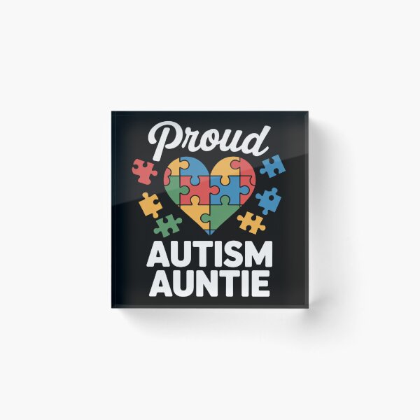 Item preview, Proud Autism Auntie Autism Awareness Heart Tee Gift designed and sold by LindseyKris.