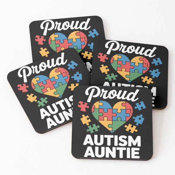 Item preview, Proud Autism Auntie Autism Awareness Heart Tee Gift designed and sold by LindseyKris.