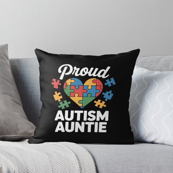 Item preview, Proud Autism Auntie Autism Awareness Heart Tee Gift designed and sold by LindseyKris.