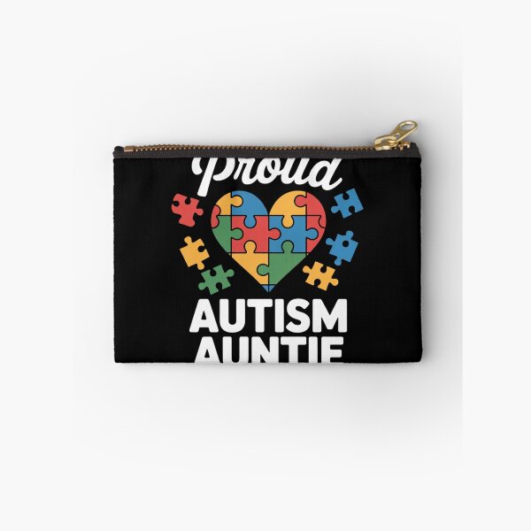 Item preview, Proud Autism Auntie Autism Awareness Heart Tee Gift designed and sold by LindseyKris.