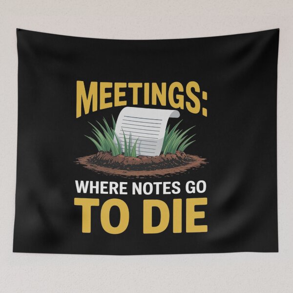 Item preview, Sarcastic Coffee Lovers Office, Life Humor Meetings Notes designed and sold by genkihikki.