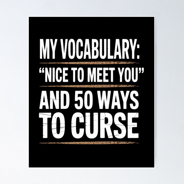 Item preview, Sarcastic Sayings Sarcasm My Vocabulary designed and sold by genkihikki.