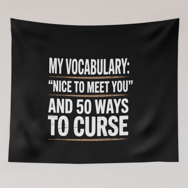 Item preview, Sarcastic Sayings Sarcasm My Vocabulary designed and sold by genkihikki.