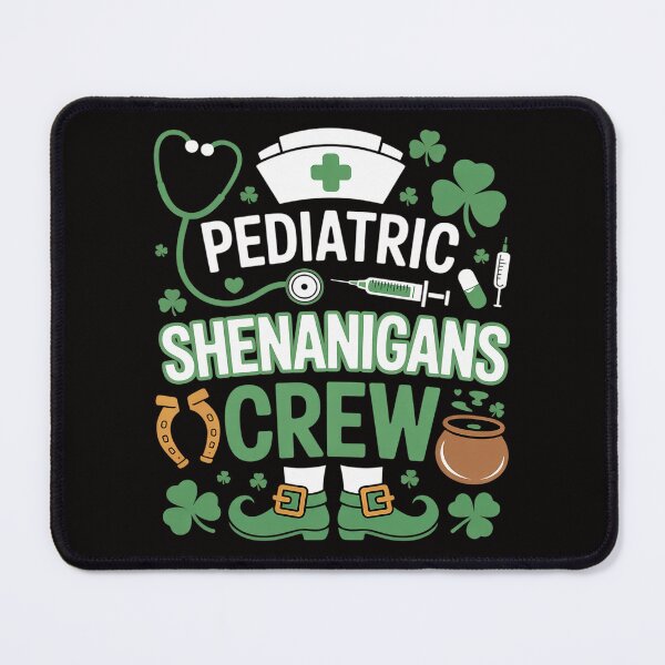 Item preview, Pediatric Nurse Shenanigans Crew PEDS Nurse St Patricks Day designed and sold by HudsonErik.
