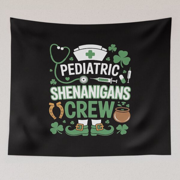 Item preview, Pediatric Nurse Shenanigans Crew PEDS Nurse St Patricks Day designed and sold by HudsonErik.