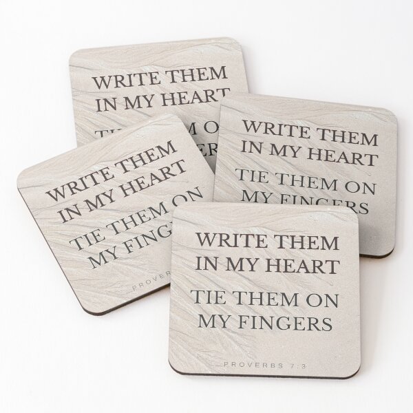 Item preview, Proverbs 7:3 designed and sold by Undonemadenew.