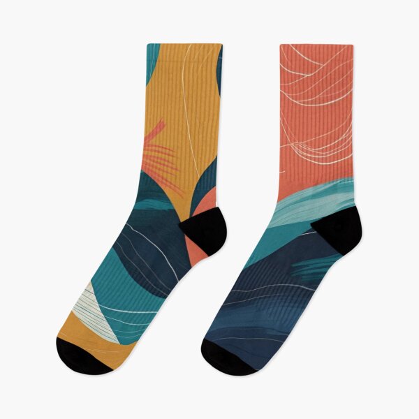 Item preview, Modern Abstract Flowing Organic Shapes Art designed and sold by LakLuxe studio .