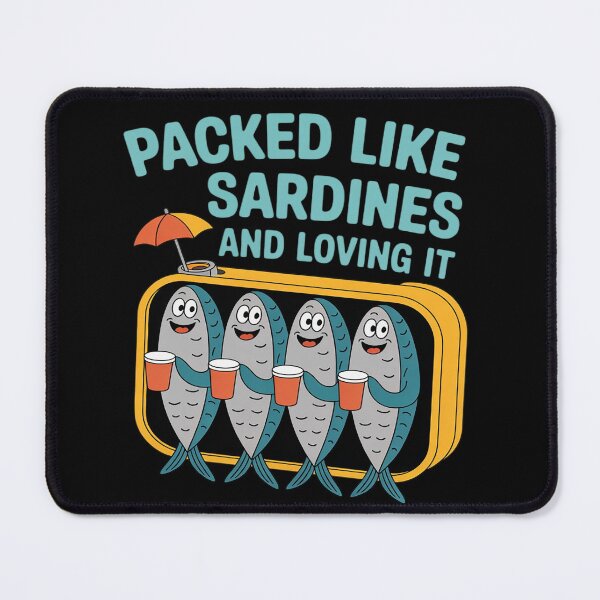 Item preview, Sardine Summer Tin Fish Coastal Grandma Retro Beach Life Tee (1) designed and sold by ProudForFunny.