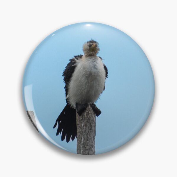 Item preview, fluffy bird on a tree branch designed and sold by Dan Parish Photography.