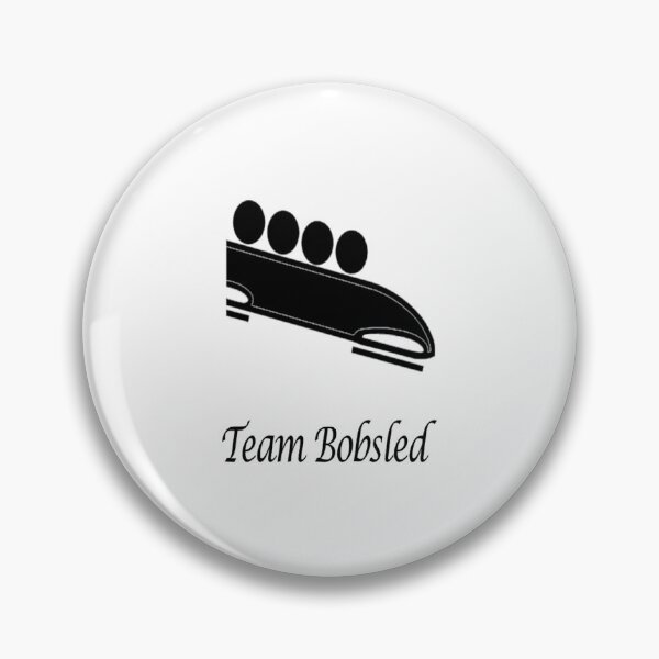 Item preview, ZPS Winter Sports Team Bobsled Silhouette Black designed and sold by ZaryaParx.