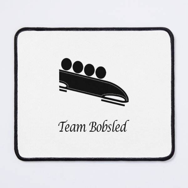 Item preview, ZPS Winter Sports Team Bobsled Silhouette Black designed and sold by ZaryaParx.