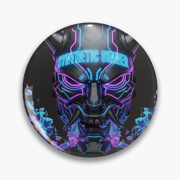 Item preview, Cyber Oni Hacker - Digital Anonymity Mask designed and sold by Thaivi Design.