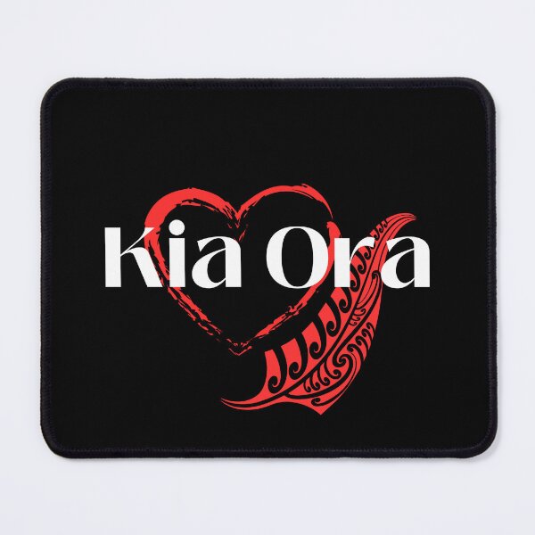 Item preview, Kia Ora Maori Inspired T-Shirt New Zealand Indigenous Style Art designed and sold by AtarangiDesigns.